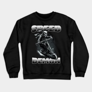 Speed Demon Scooter Crewneck Sweatshirt